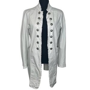 Porter Collective Distressed Military-Inspired Jacket - Size M